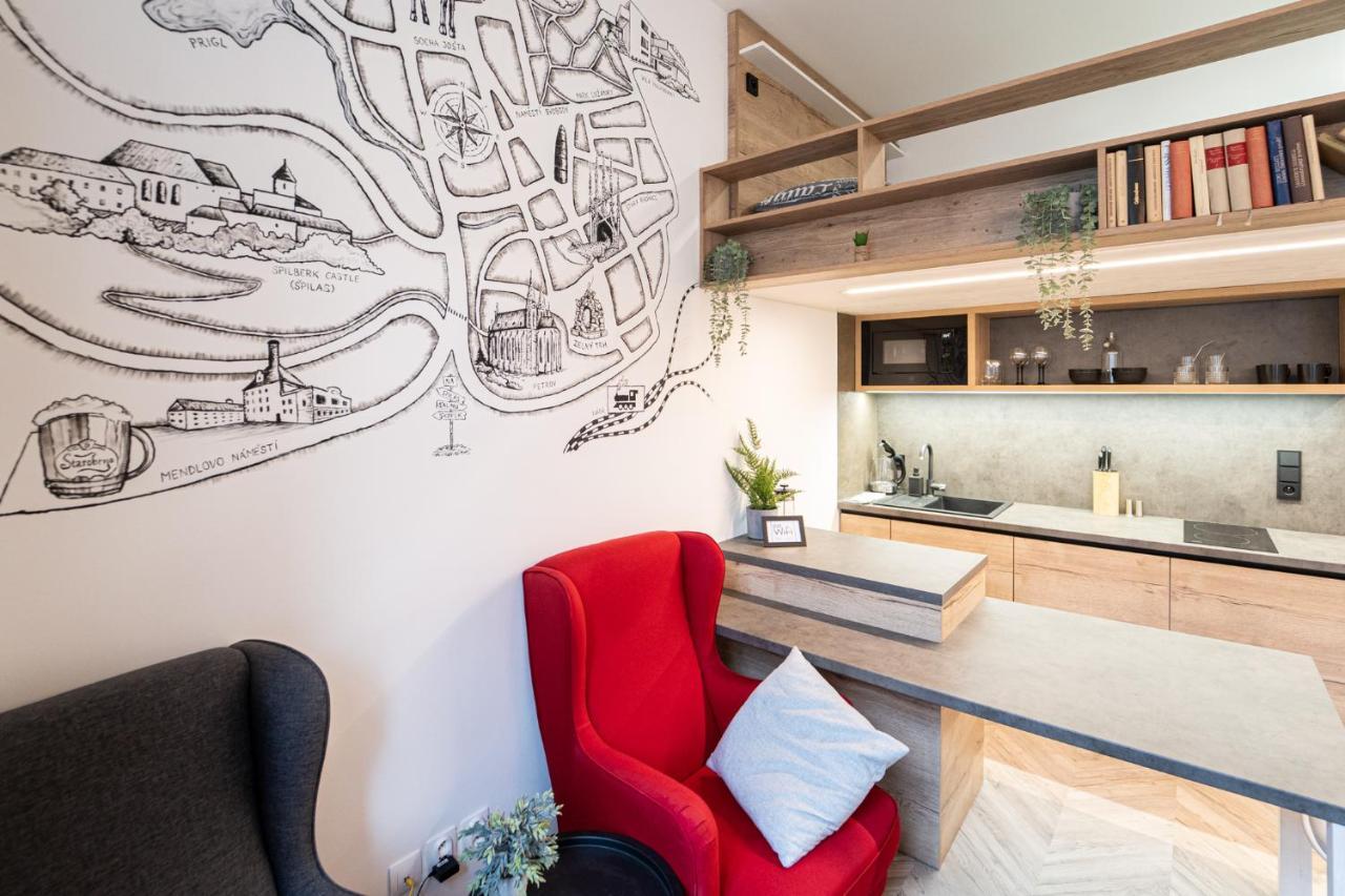 Brno City Apartment Near Malinovskeho Square מראה חיצוני תמונה
