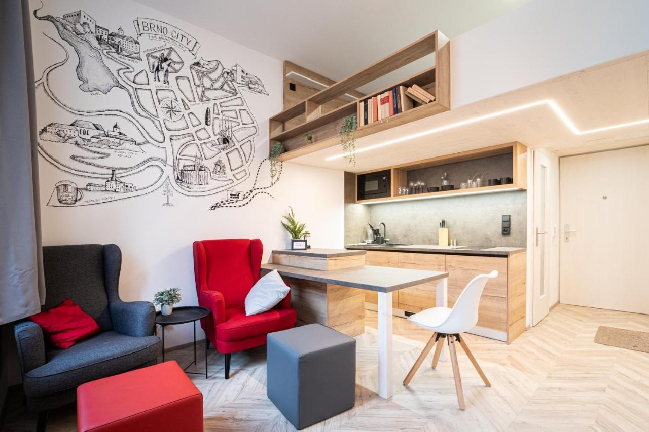 Brno City Apartment Near Malinovskeho Square מראה חיצוני תמונה